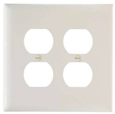 LEGRAND Pass Seymour TPJ82LACC10 Wall Plate 2 Gang Almond 10 Pack