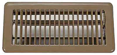 AMERICAN METAL PRODUCTS American Metal Products 456B4X8 Floor Register 4x8 Brown