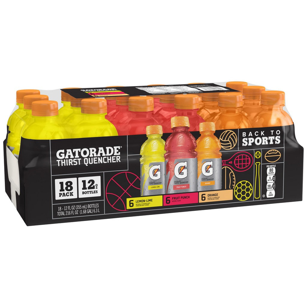 GATORADE Gatorade 12324 Activity Drink 12 Oz Bottles 18 Pack