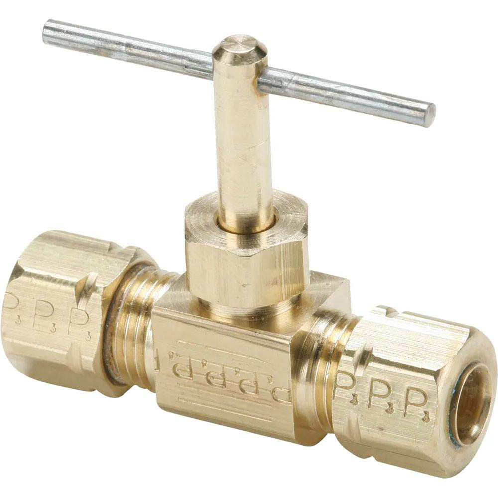 PARKER Parker NV105CA-6 Straight Needle Valve 3/8 in Compression