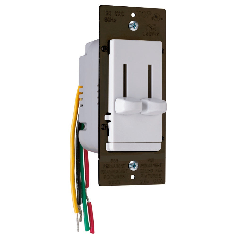 LEGRAND LEGRAND LSDC-16WV Fan Speed Control Switch 300W 1-Pole