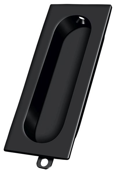 DELTANA Deltana FP222U19 Flush Pull Rectangle Black Finish