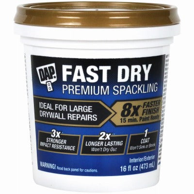 DAP Dap Inc 18440 Fast Dry Premium Spackling 16 Oz