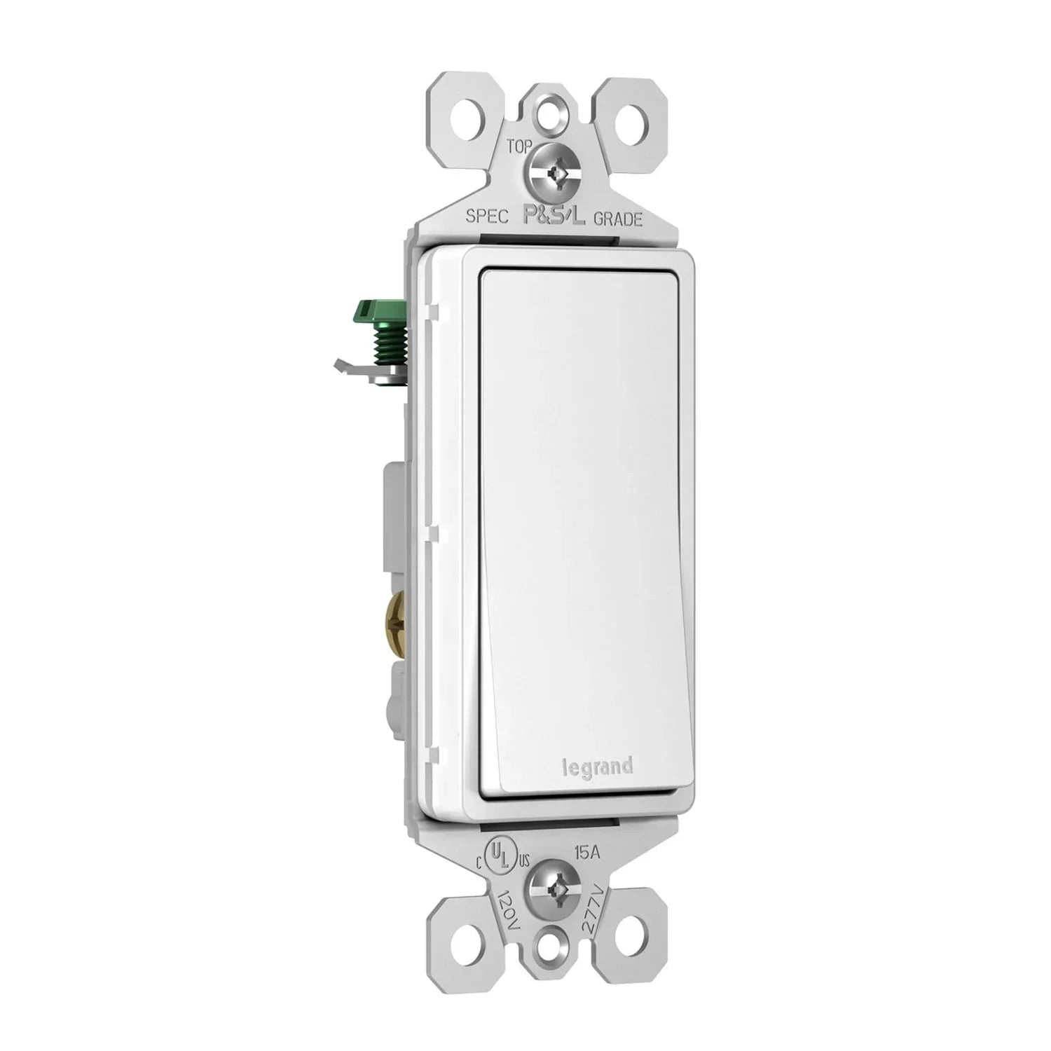 LEGRAND Legrand TM873-W Radiant 3-Way Decorator Switch 15 A (1 Pack) TM873W