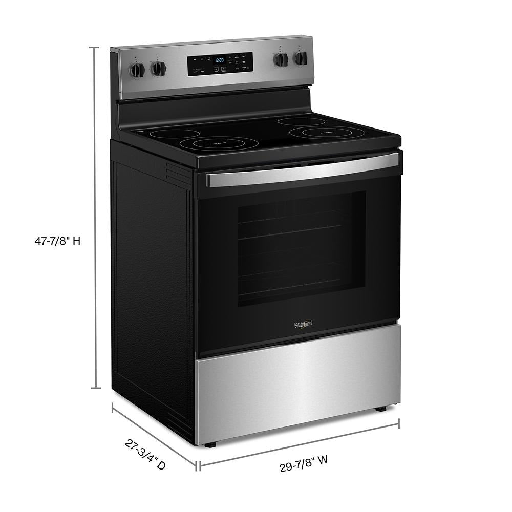 WHIRLPOOL Whirlpool WFES3030RS 30-Inch Electric Range 5.3 cu ft (30-Inch) WFES3030RS