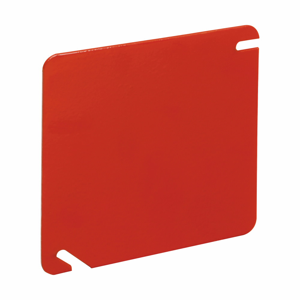 Crouse-Hinds TP472RED Blank Flat Cover Painted Red