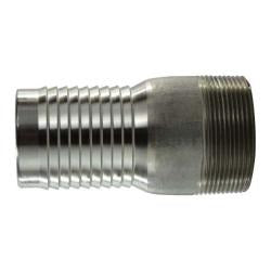 MIDLAND INDUSTRIES Midland Industries 973706 King Nipple 2-1/2 in Hose Barb X Mpt Ss