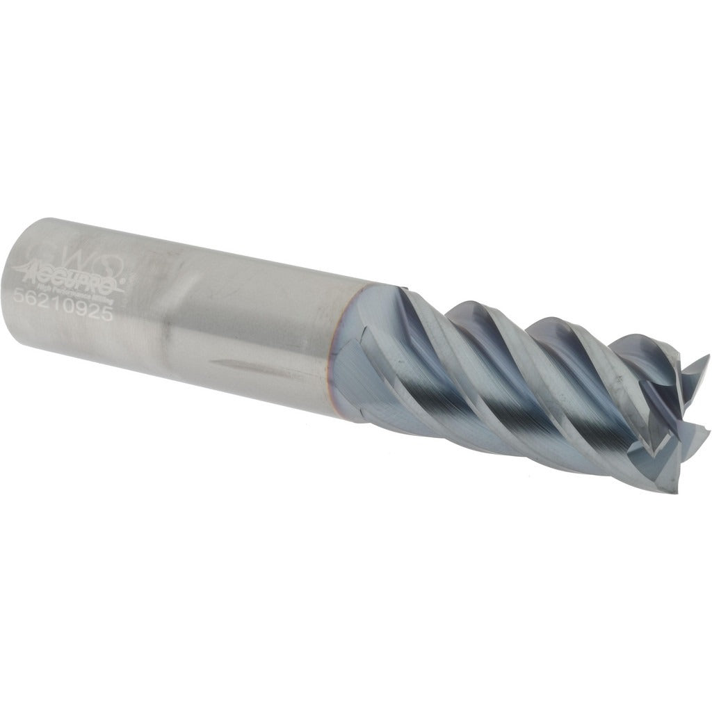 ACCUPRO Accupro 2500173 Square End Mill 3/4 in 5 Flute Carbide Ticn