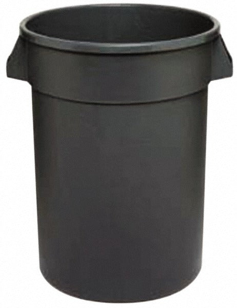 CONTINENTAL INDUSTRIES Continental 4444GY Round Trash Can 44 Gal Gray