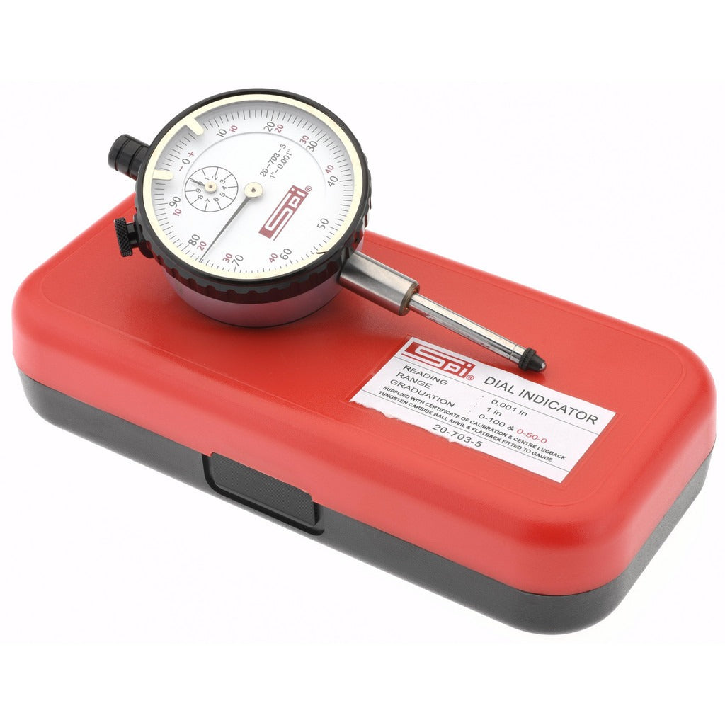 SPIROTHERM Spi 20-703-5 Dial Drop Indicator 1 in 0.001 Grad