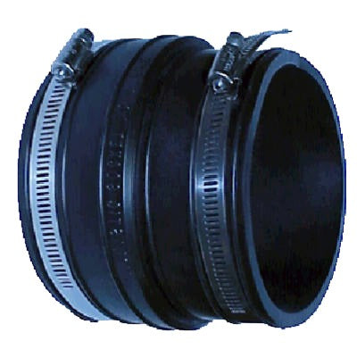 FERNCO Fernco Inc P1001-44 Flexible Pipe Coupling 4 Inch