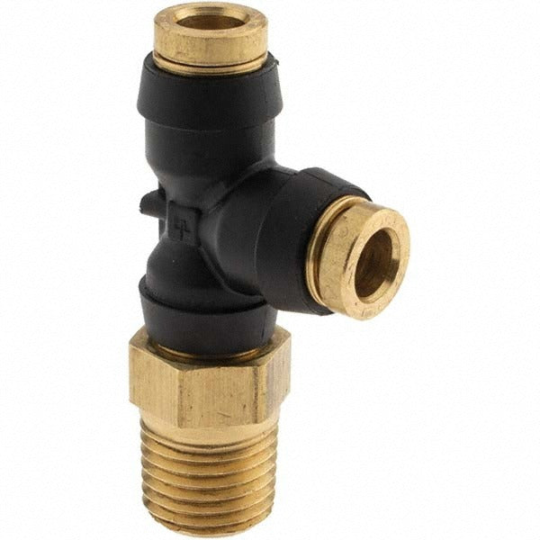 PARKER Parker PF-00073 Push-to-connect Tube Fitting 1/4 in Brass
