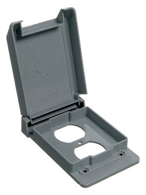 ABB INSTALLATION PRODUCTS Abb E98GDRN-CAR Pvc Duplex Receptacle Box Cover
