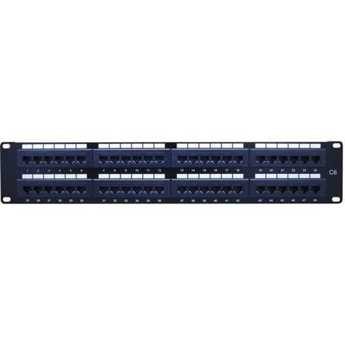VANCO Vanco 820664 24-port Cat 6 Patch Panel Wire Management