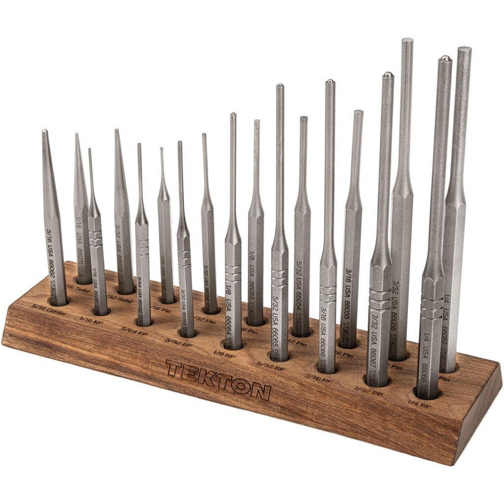 TEKTON Tekton 66564 Pin Punch Set 18 Pc 1/16 to 1/4 Inch