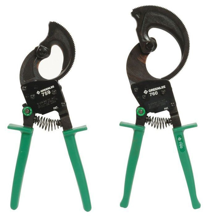 Greenlee 760 11-3/4 1000 MCM Copper Compact Ratchet Cable Cutter