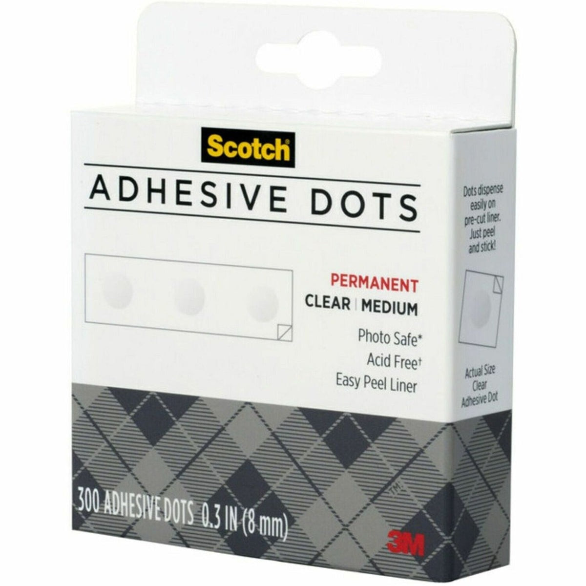 3M 3M MMM010300M Adhesive Dots 300 Count (010300M)