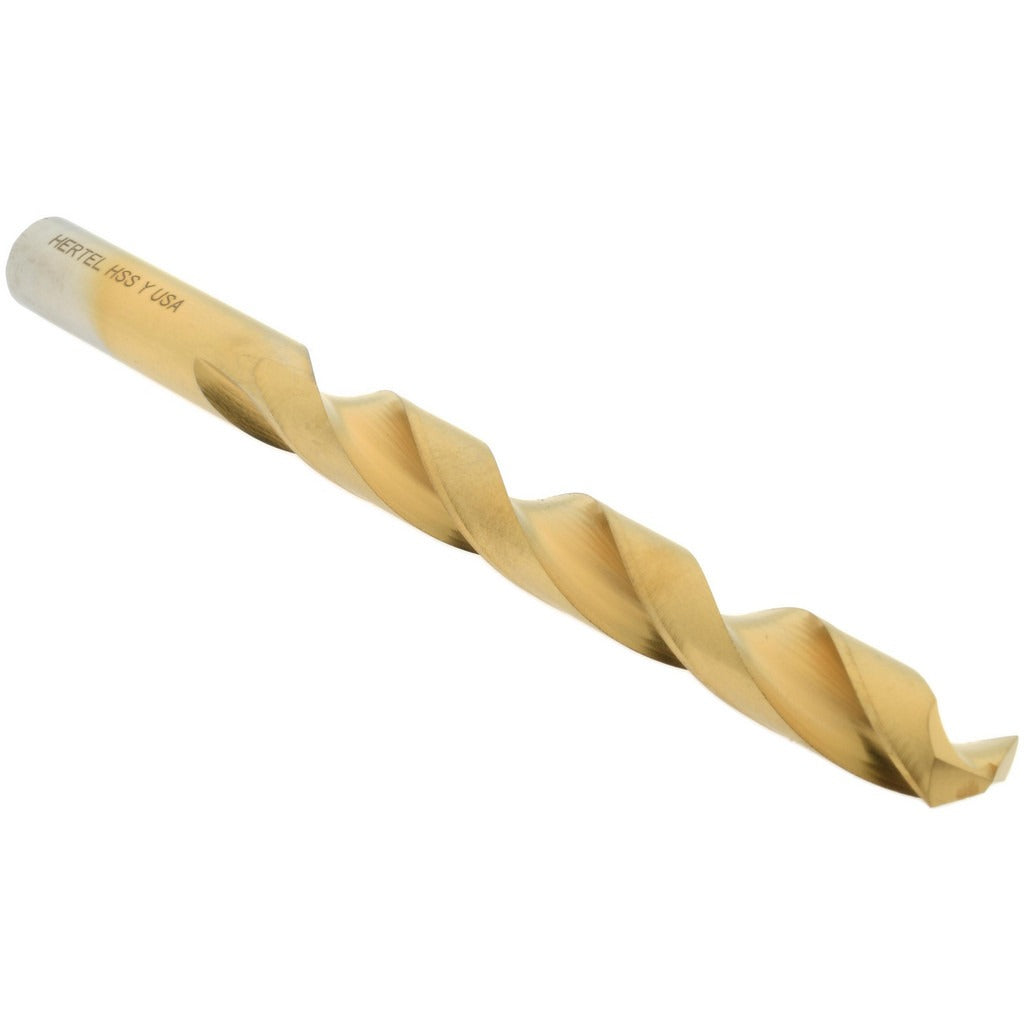 HERTEL Hertel 66693987 Letter Y Jobber Drill Bit Hss Tin