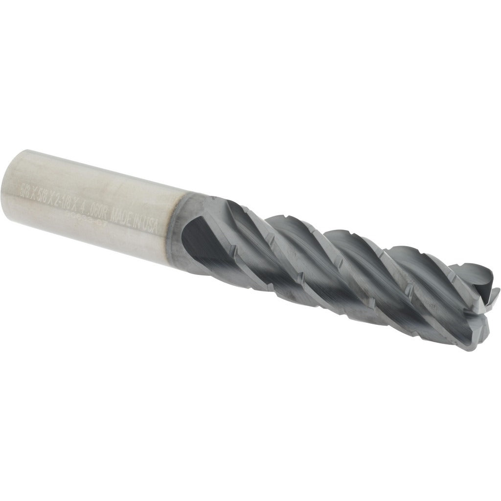 ACCUPRO Accupro 95170062 Corner Radius End Mill 5/8 in 5 Flute Carbide