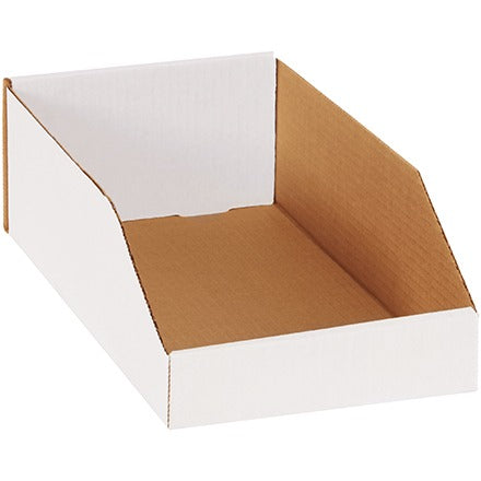 BSC PREFERRED Bsc Preferred BINMT815 White Corrugated Storage Bins 50 Pack
