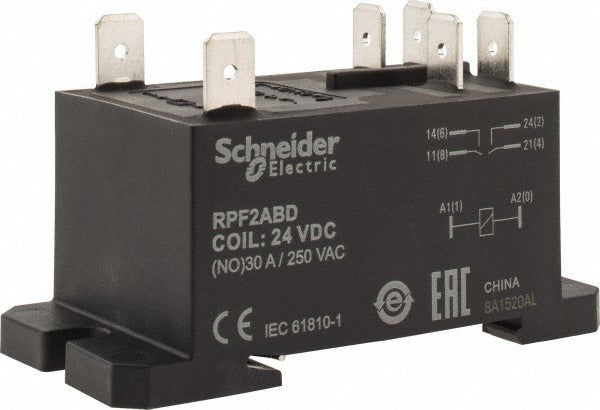 SCHNEIDER ELECTRIC Schneider Electric RPF2ABD Plug-in Relay 7500 Va 2NO 24V