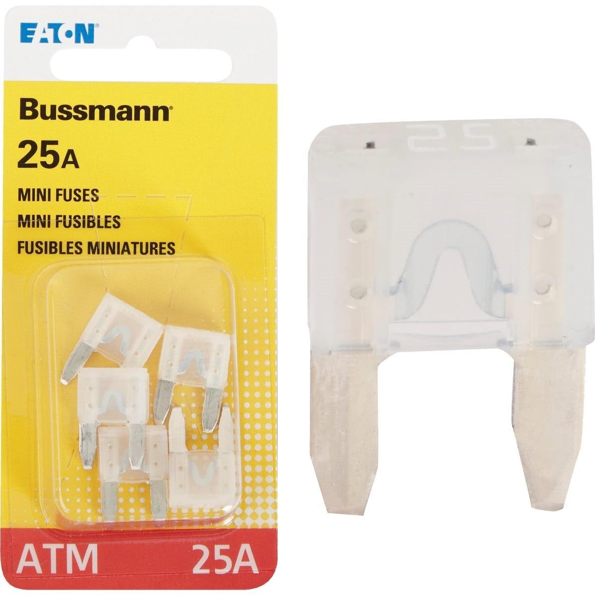 EATON Bussmann Cooper BP/ATM-25-RP Atm Mini Fuse 25A 32V 5-pack