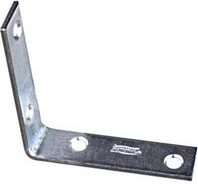 NATIONAL HARDWARE National Mfg N266-395 Zinc Corner Iron 3x3/4 in 40-pack