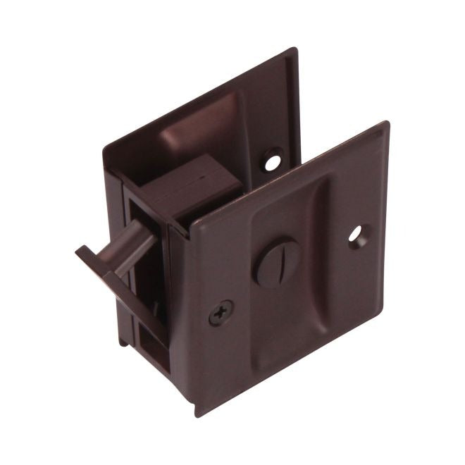 PAMEX Pamex PF1D10 Privacy Square Sliding Door Lock Venetian Bronze