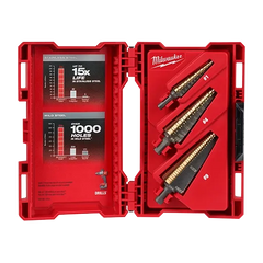 Milwaukee 48-89-9291 Cobalt Step Drill Bit Kit 3PC