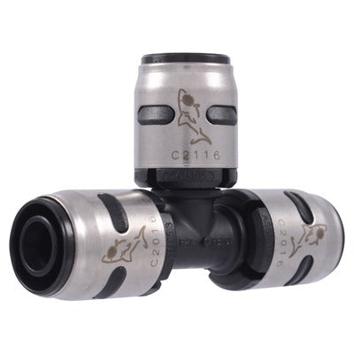 SHARKBITE Sharkbite/cash Acme K362A6 Evopex Push-to-connect Tee 6-pack