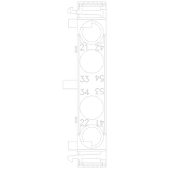 Siemens 3RH2911-1DA11 Siemens 230 Volt 6 Amp 1NO 1NC Screw Terminal Contactor Auxiliary Switch Block