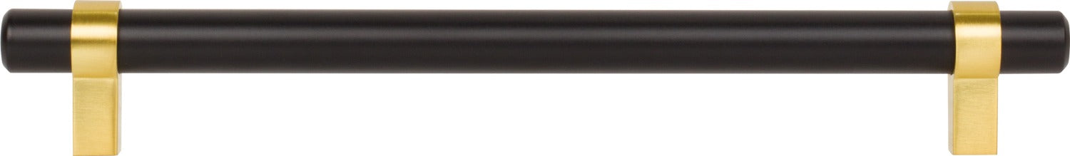 JEFFREY ALEXANDER Jeffrey Alexander 5192MBBG Bar Pull 192mm Matte Black Brushed Gold