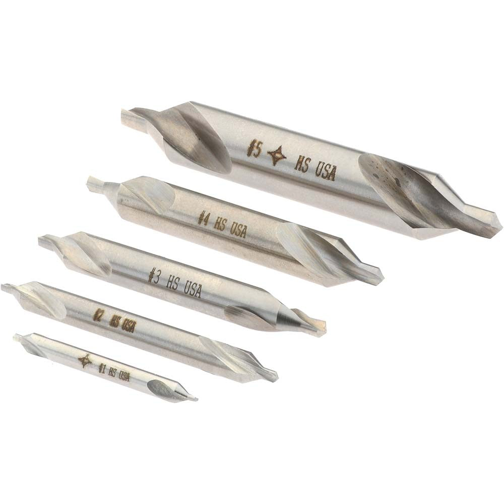 CLEVELAND CONTROLS Cleveland C00944 Combo Drill Countersink Set 5pc Hss