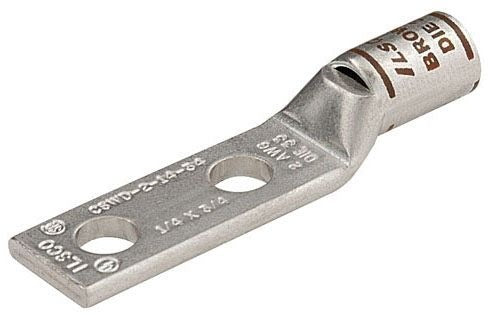 ILSCO Ilsco CSWD-2/0-38-1 Compression Cable Lug 35 kV (2/0-4 AWG 3/8 in 2-Hole)