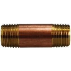 MIDLAND INDUSTRIES Midland Industries 40258 Brass Pipe Nipple 3/4 in Mpt 12 Ft