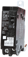 Siemens BF115A Ground Fault Circuit Breaker 15A 120V 10kA