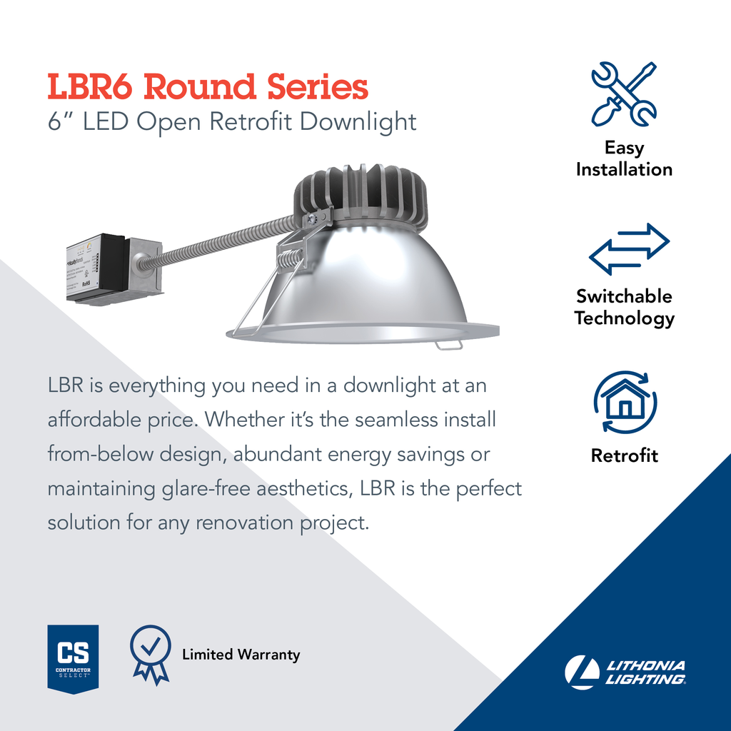 Lithonia Lighting LBR6-ALO2-SWW1-AR-LSS-MWD-MVOLT-UGZ