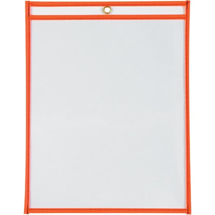 BSC PREFERRED Bsc Preferred JTH115OR Neon Edge Job Order Holder 15-pack