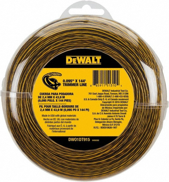 DEWALT Dewalt DWO1DT915 String Trimmer Replacement Line 144 Ft
