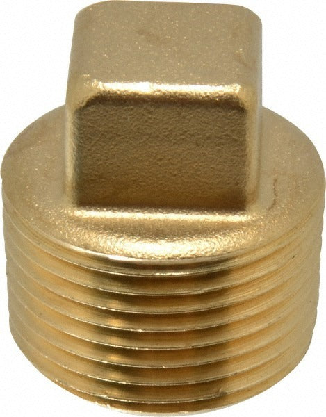 PARKER Parker 211P-12 Square Head Pipe Plug 3/4 Inch Mnptf Brass