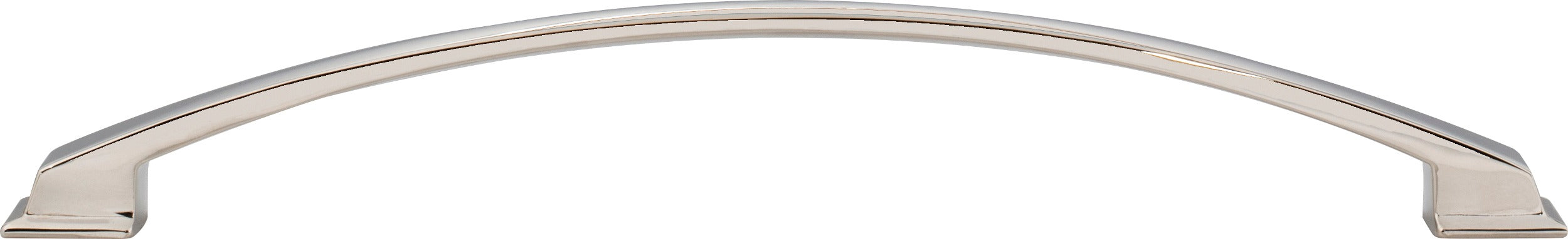 JEFFREY ALEXANDER Jeffrey Alexander 944-224NI Arched Cabinet Pull Polished Nickel