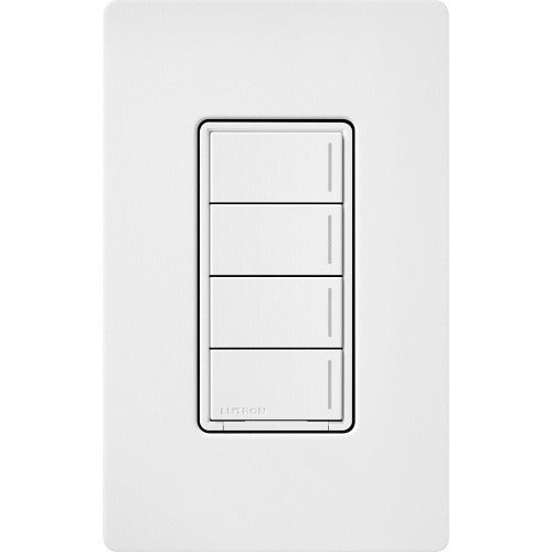 LUTRON Lutron Electronics RRST-HN4B-SW Ra3 Hybrid Keypad