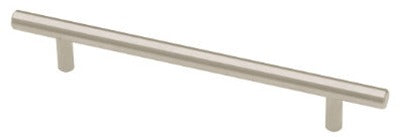 LIBERTY HARDWARE Brainerd P02101-SS-C Flat End Bar Pull 6-5/16 in Stainless Steel
