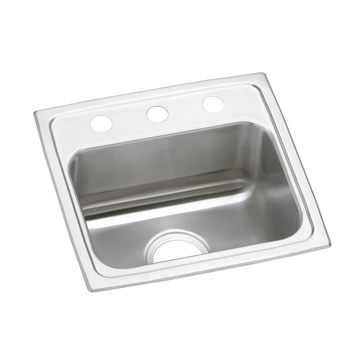 BSC PREFERRED Bsc Preferred PSR17160 Drop-in Kitchen Sink 17x16 Inch