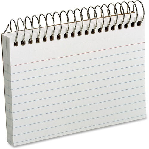 OXFORD Oxford OXF40282 Spiral Bound Index Cards 3x5 Ruled