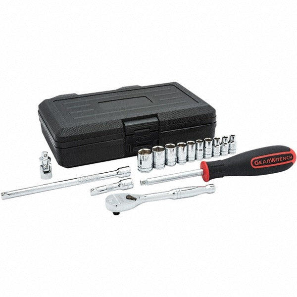 GEARWRENCH Gearwrench 80650 15 Pc 1/4 in Drive Socket Set