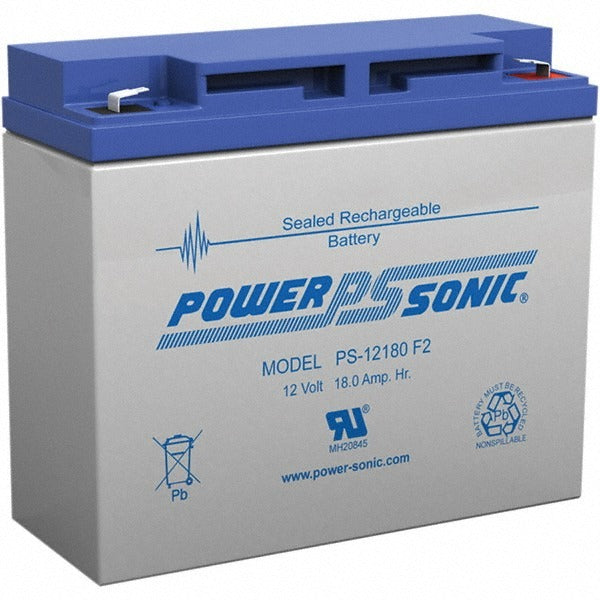 POWER-SONIC Power-sonic PS-12180F2 Lead Acid Battery 12V 18ah