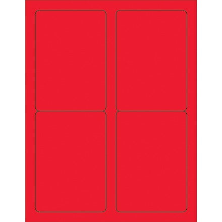 BSC PREFERRED Bsc Preferred LL176RD Printable Labels 400 Per Case