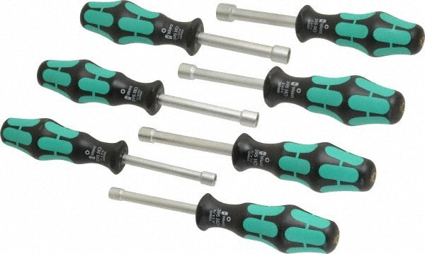 WERA Wera 05345230001 Hollow Shaft Nut Driver Set 7 Pc