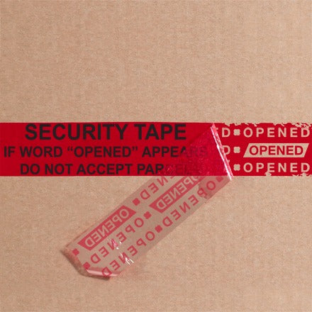 BSC PREFERRED Bsc Preferred T90460RD Tamper Evident Security Tape 24pk